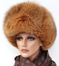 Pelliccia Berretto Volpe Blu Samtnerz Uschanka Pelo Czapka Cappello da Pilota