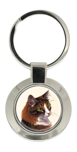 Portachiavi gatto siberiano - portachiavi,