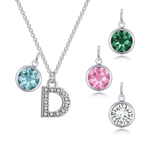 Collana pave iniziale con - collana,