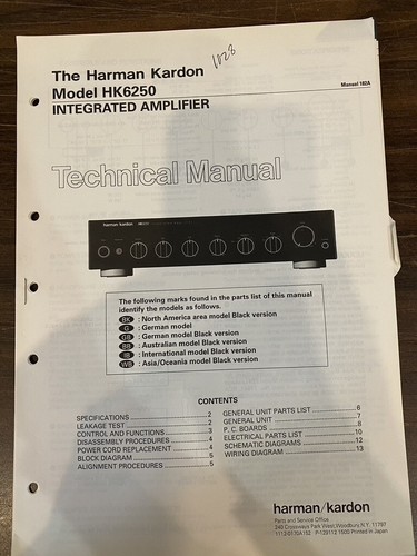 Harman kardon hk6250 6250 - harman,