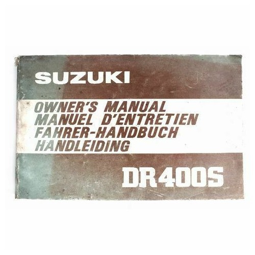 Manuale suzuki 400 s - dr,