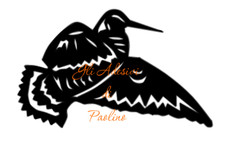 Adesivo sticker hunting beccaccia scolopax rusticola Setter Beeper Caccia Becca