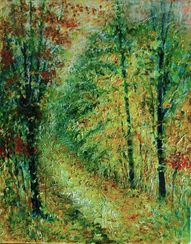 Dipinto paesaggio olio - , e