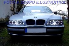 FARI ANGEL EYES A LED CROMO O BLACK BMW SERIE 5 E39 DAL 09/1995 --2002 RESTYLING