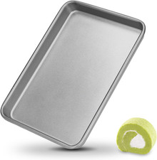 Teglia Forno Acciaio, Teglia Rettangolare Antiaderente per Cottura Uniforme, 3 D