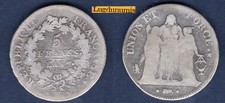 5 Franchi Unione E Forza L'Anno 7 K Bordeaux TB - Consolato, 1799 - 1804