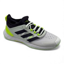 Adidas adizero Ubersonic 4.1 scarpe da ginnastica uomo bianche IF0444 UK 10.5 grado B