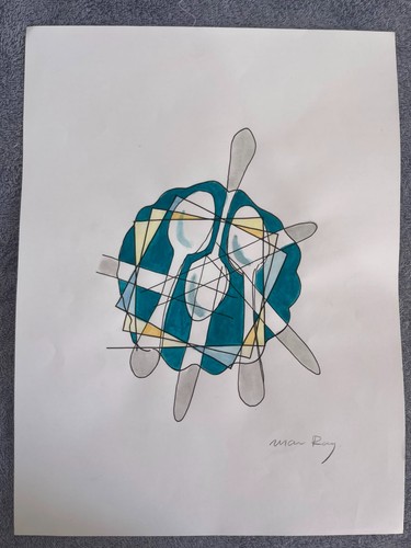 Man ray quadro - man, (15,7x11,8)