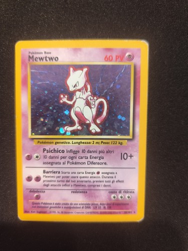Carta pokémon psa mewtwo holo - pokémon,