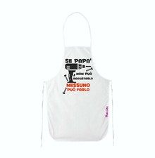 grembiule bianco uomo cucina