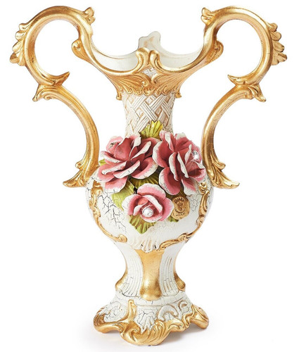 Capodimonte porcelain amphora - porcelain,