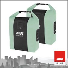 BORSE LATERALI [GIVI] PER BICI CITY BIKE E MOUNTAIN BIKE 14 LITRI / VERDI EX00SC