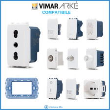 VIMAR ARKE Bianco Compatibile arkè presa interruttore supporto 3 7 moduli placca