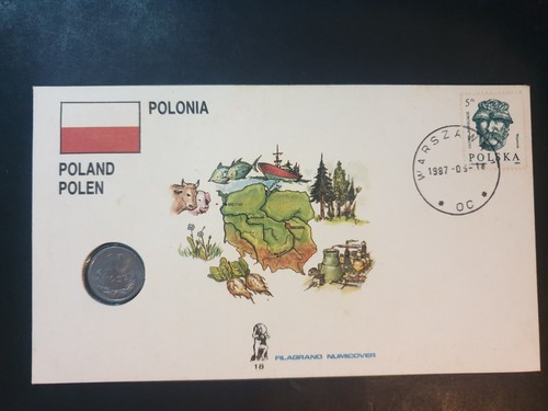 Busta numismatica polonia - busta,