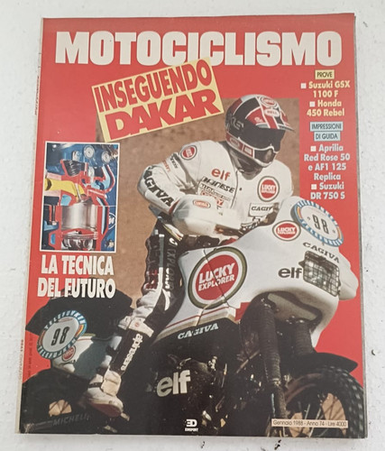Motociclismo 1985 honda - 3,