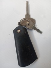 Chiave chiodo per FIAT Topolino, Balilla e Altre con portachiavi vintage in pell