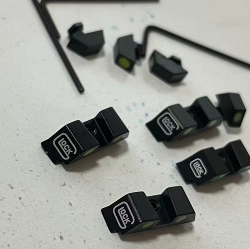 Green night sights glock 19 - sights, 17