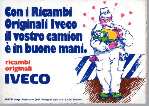 Adesivo iveco ricambi - adesivo,