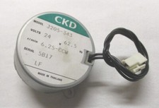 Motore attuatore CKD per stampante laser, J205-343, 24V 62.5Hz, 6.25 rpm CCW