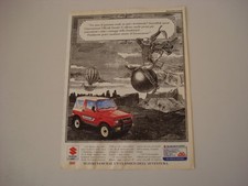 advertising Pubblicità 1989 SUZUKI SAMURAI