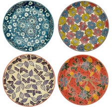 SET 4 PIATTI DESSERT CERAMICA