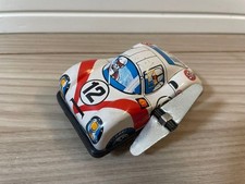 Porsche Wind-Up Mini Auto Giocattolo di Latta Showa Retro Garage