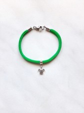 Braccialetto verde artigianale