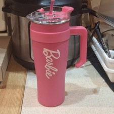 NUOVO Bicchiere Barbie Rosa 40