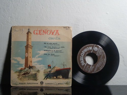 Genova canta parlophon - genova,