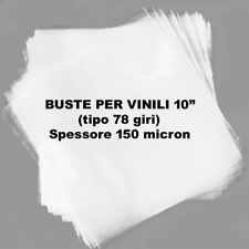 10 BUSTE trasparenti spess