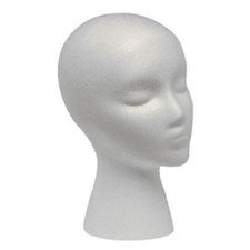 STYROFOAM FOAM MANNEQUIN WIG