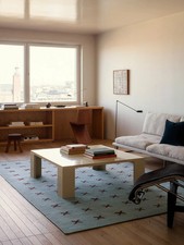 Antico tappeto svedese blu