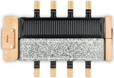 H.Koenig Macchina per Raclette WOD360 con Piastra in Granito 1400 W