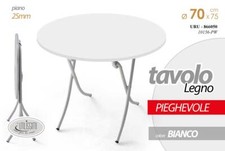 Tavolo tondo pieghevole - tavolo,