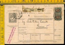 Regno Colonie Occupazioni prima guerra V747  Bollettino Pacchi Michetti Floreale