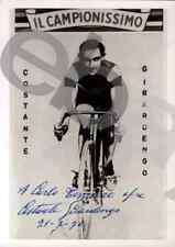 RISTAMPA foto NO AUTOGRAFO ciclismo costante girardengo bici giro italia tour