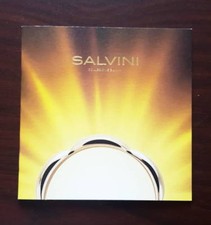 Catalogo SALVINI SUNNY dépliant brochure pendenti collane anelli rings oro gold
