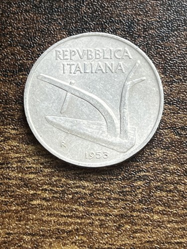1953 italy ten - 1953, 10