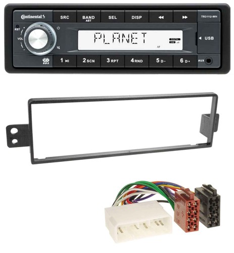 Continental usb mp3 aux 1din - continental,