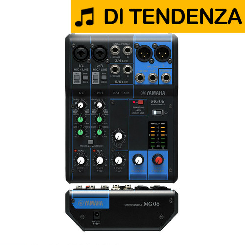 Yamaha mg06 mixer canali - mixer,