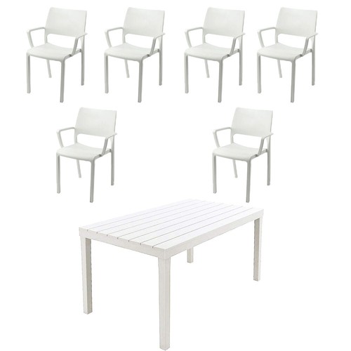 Set sedia con braccioli e - sedia,