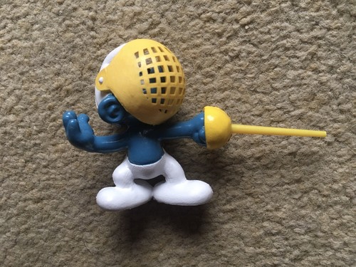 Puffo spazzolino giallo puffi - spazzolino,