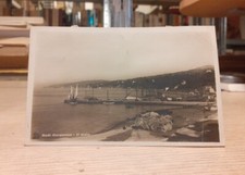 Cartolina Rodi Garganico - Il molo Viaggiata animata + barche 1931