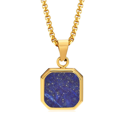 Collana quadrata lapislazzuli