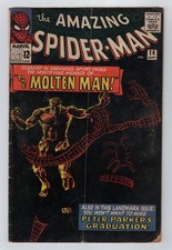 Marvel 1965 AMAZING SPIDER-MAN n. 28 VG 4.0 ORIGINE E PRIMA APPARIZIONE UOMO FUSO
