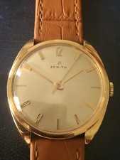Zenith Rose Gold 18 K Vintage Extremely Rare Cal. 120