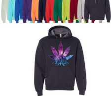 Cosmic Cannabis Hoodie Space