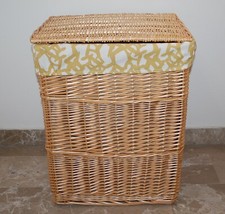 CESTO PORTABIANCHERIA PORTA BIANCHERIA VIMINI GIOCHI 32x22x h.42 cm ROBUSTO!