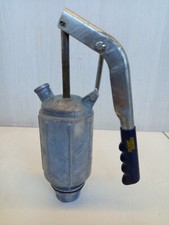 pompa manuale a stantuffo nuova vintage originale Bowser promo Olio Fiat