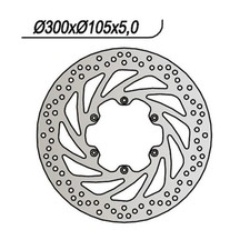 DISCO FRENO ANTERIORE APRILIA